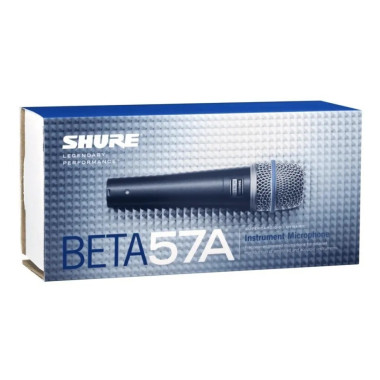 BETA57A  Micrófono para voz o instrumento cardioide SHURE.
