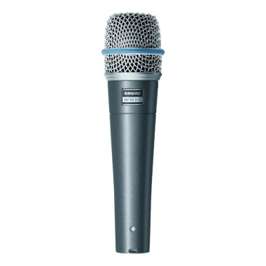 BETA57A  Micrófono para voz o instrumento cardioide SHURE.