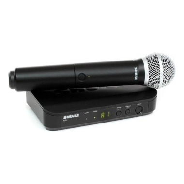 Blx Blx24/pg58 Micrófono dinámico cardioide negro  SHURE.
