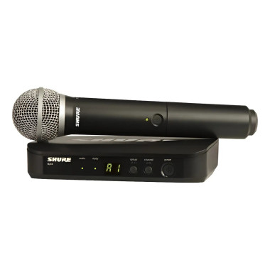 Blx Blx24/pg58 Micrófono dinámico cardioide negro  SHURE.