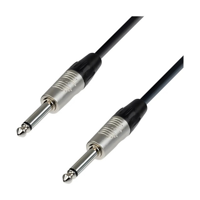 K4IPP0600 Cable Guitarra /Bajo Plug a Plug Mono 6mts ADAM HALL