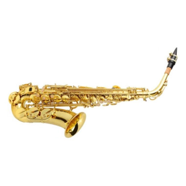 Saxofón Alto Symphonic AS-02EB Dorado Eb con Estuche.