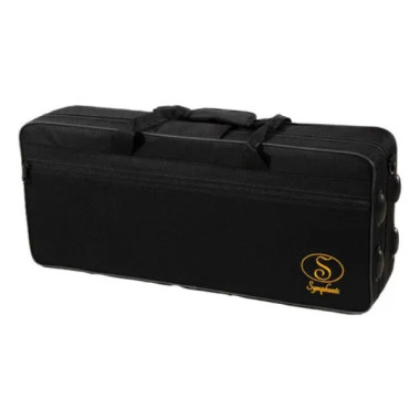 Saxofón Alto Symphonic AS-02EB Dorado Eb con Estuche.