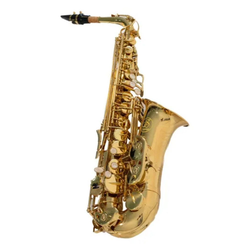 Saxofón Alto Symphonic AS-200GL Eb Combinado-