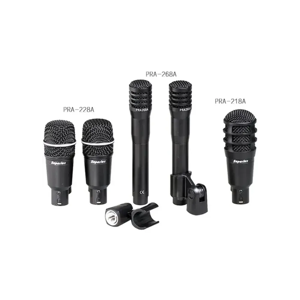 DRKA3C2 Micrófonos bateria musical 5 piezas DRK