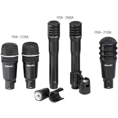 DRKA3C2 Micrófonos bateria musical 5 piezas DRK