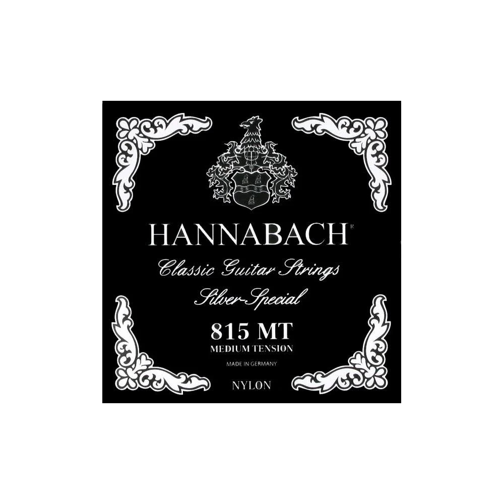 HA815 Cuerdas Guitarra Clásica  815 Mt Silver Special Nylon HANNABACH