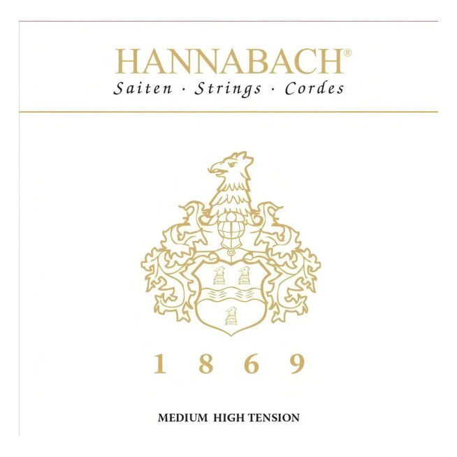 1869MHT Cuerdas  Mht Carbon/oro Guitarra Clásica 6 Uds HANNABACH