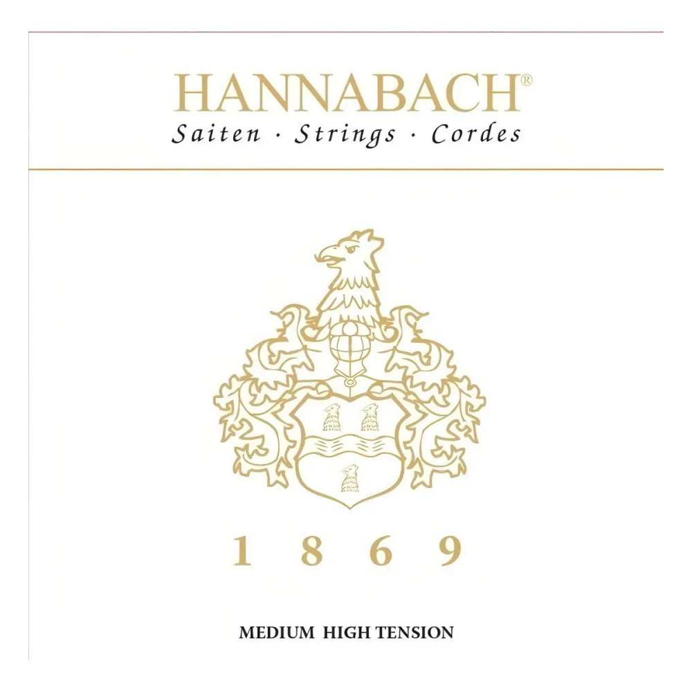1869MHT Cuerdas  Mht Carbon/oro Guitarra Clásica 6 Uds HANNABACH