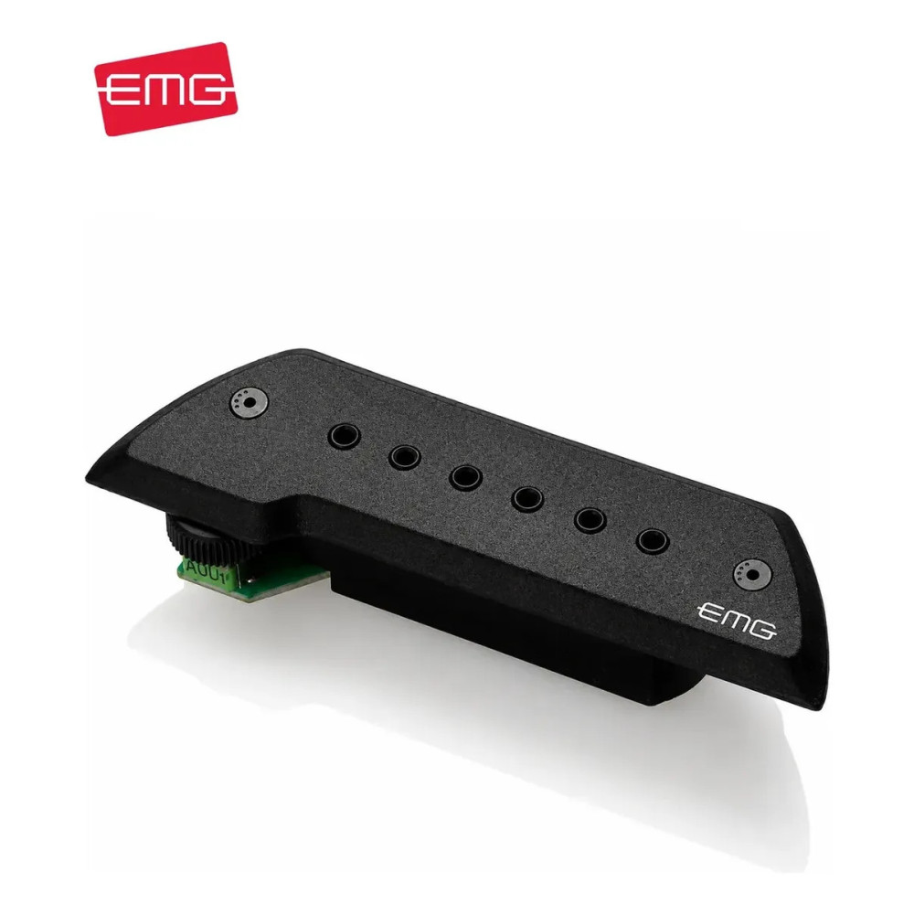 654330500015 Pastilla de Sonidi para Guitarra Acustica Color Negro EMG