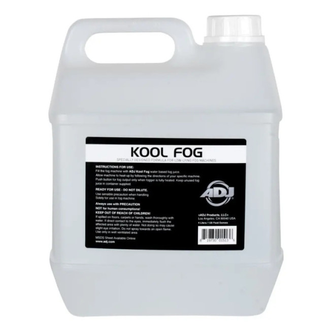 ADJ Kool Fog Líquido para Niebla Baja 1 Galón