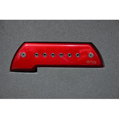 654330500763 Pastilla  Para Guitarra Acústica Y  Rojo/cromo EMG