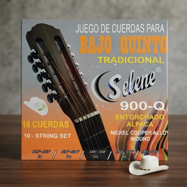 900Q Cuerdas Bajo Quinto Alpaca Níquel-cobre Sonido Potente. SELENE