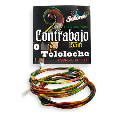7503040509012 Cuerdas Encordadura P/ Contrabajo Tololoche Con Alma De Seda SELENE