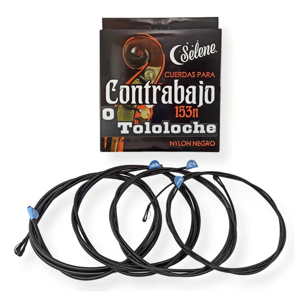 7503040509012  Tololoche Contrabajo Núcleo Seda Nylon SELENE