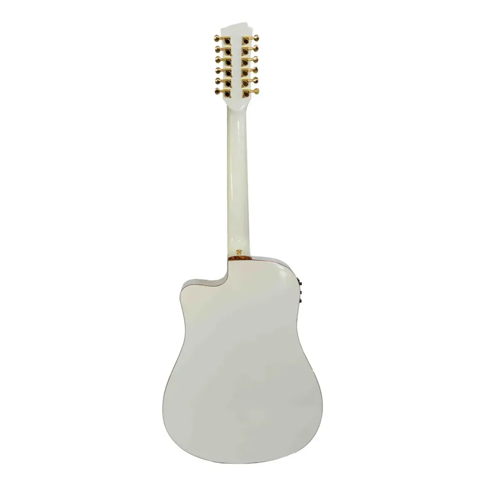 GUITARRA DOCEROLA 40" BAMBOO BLANCA C/FUNDA GA4012WHQAR