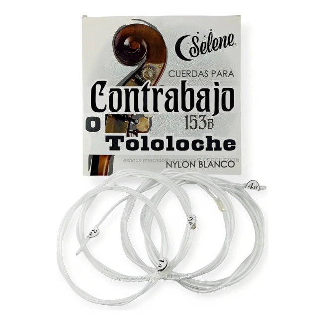 7503040509005  Cuerdas   Para Contrabajo Con Alma De Seda Juego De 4 Cuerdas SELENE