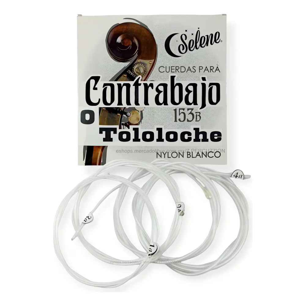 7503040509005  Cuerdas   Para Contrabajo Con Alma De Seda Juego De 4 Cuerdas SELENE