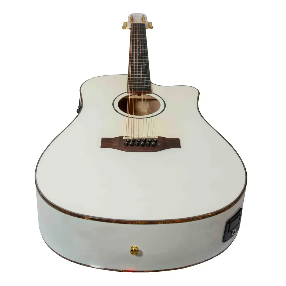 GUITARRA DOCEROLA 40" BAMBOO BLANCA C/FUNDA GA4012WHQAR