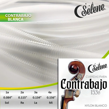 7503040509005  Cuerdas   Para Contrabajo Con Alma De Seda Juego De 4 Cuerdas SELENE