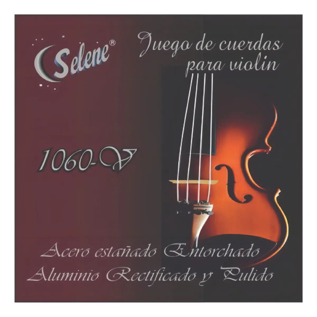 CVN1060V Cuerdas Violín 4/4 3/4  1060-v Acero Paracho Michoacán SELENE
