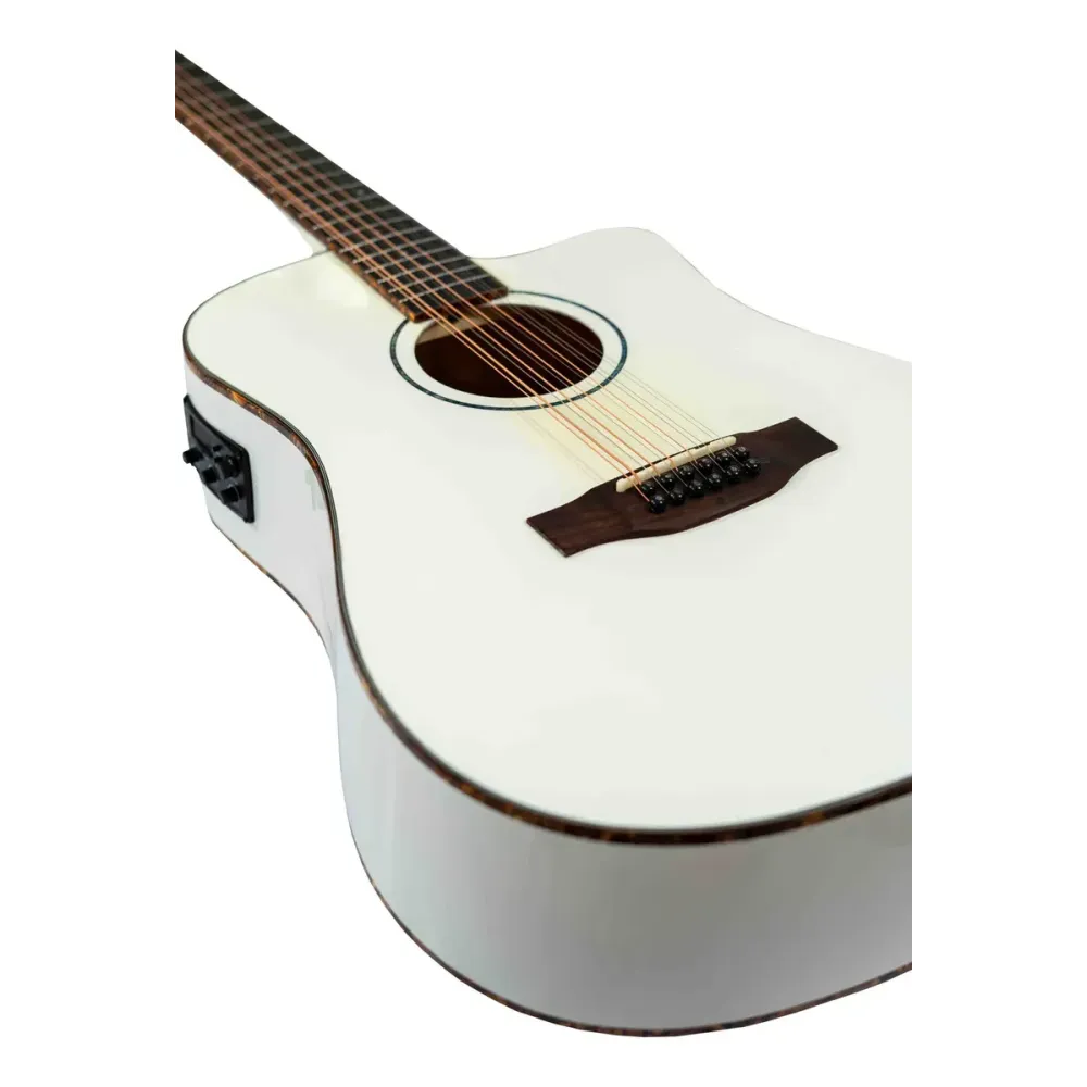 GUITARRA DOCEROLA 40" BAMBOO BLANCA C/FUNDA GA4012WHQAR