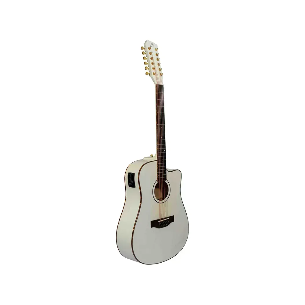 GUITARRA DOCEROLA 40" BAMBOO BLANCA C/FUNDA GA4012WHQAR