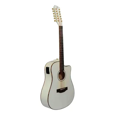 GUITARRA DOCEROLA 40" BAMBOO BLANCA C/FUNDA GA4012WHQAR