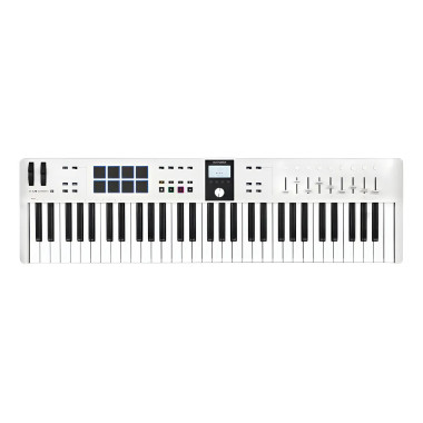 KLES61MK3 Controlador Midi  Keylab Essential 61 Mk3 Blanco ARTURIA.