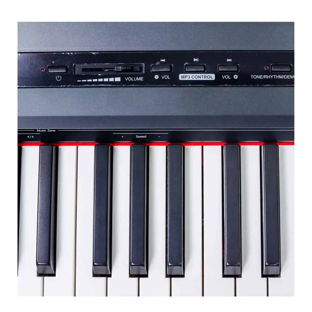 S192 Piano digital portátil 88 teclas negro AUREAL