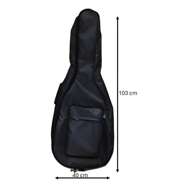 FSGRF Funda Guitarra Acústica Reforzada MUSICTLAN