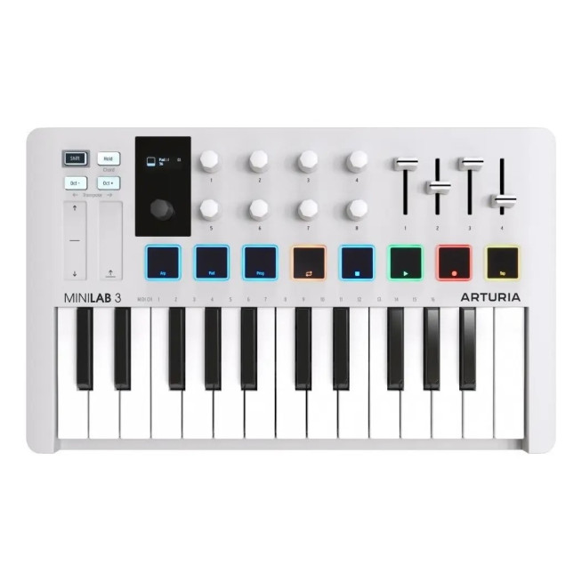MINILAB3WH Controlador Midi Usb  Minilab 3 ARTURIA