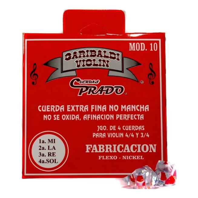 CVNGR Garibaldi Encordadura Juego De Cuerdas Para Violín